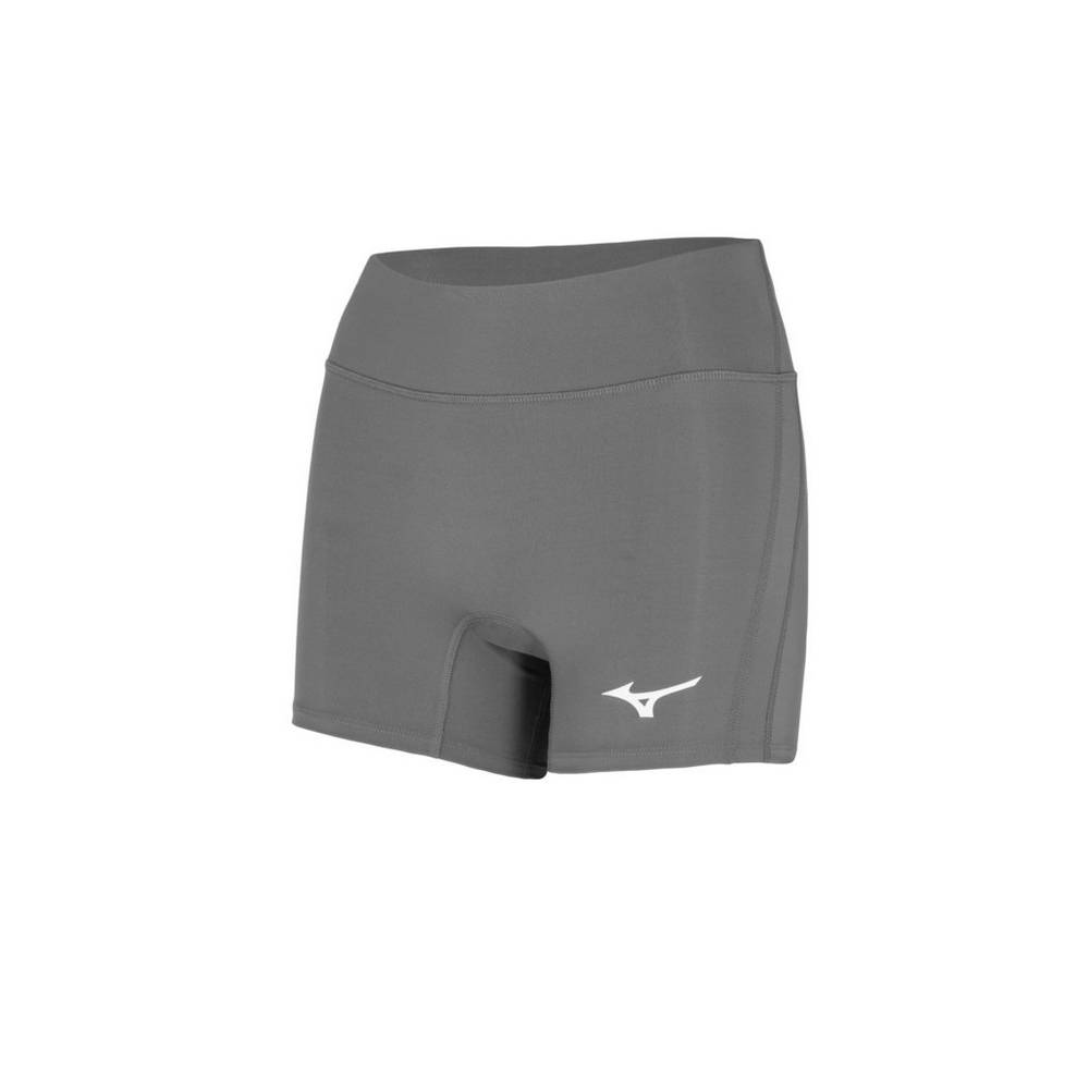 Pantalones Cortos Mizuno Elevated 4" Inseam Mujer Gris Ofertas DSZI-38421